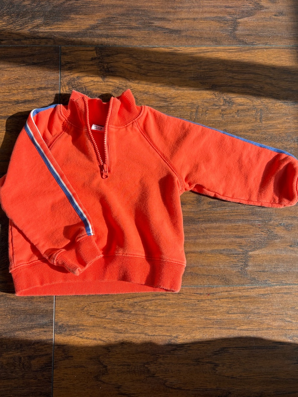 Janie and Jack Quarter Zip Pullover 12-18M